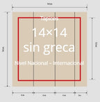 Tapete de Treino GR "Arco" 14x14m