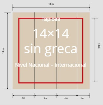 Tapete de Treino GR "Arco" 14x14m