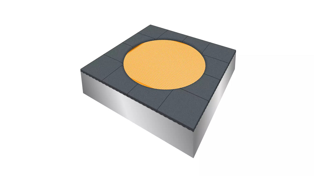 Trampolim Infantil "Kindergarten Loop XL" 2,00 × 2,00 m