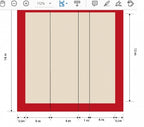 Tapete de Treino GR "Bola" 14x14m com Borda