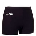 BLACK MICROFIBER SHORTS