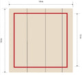 Tapete Treino GR "Bola" 14x14m