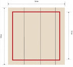 Tapete Treino GR "Bola" 14x14m